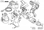 Bosch 0 603 944 660 Psr 960 Cordless Drill 9.6 V / Eu Spare Parts